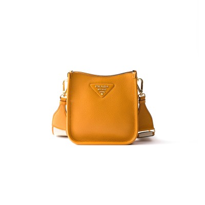 PRADA LEATHER MINI SHOULDER BAG 1BH191 (20*19*6cm)